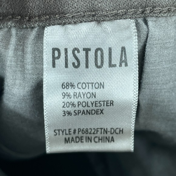 PISTOLA Jennifer High Rise Brown Gray Skinny Jeans Pants Size 33 - Picture 5 of 5